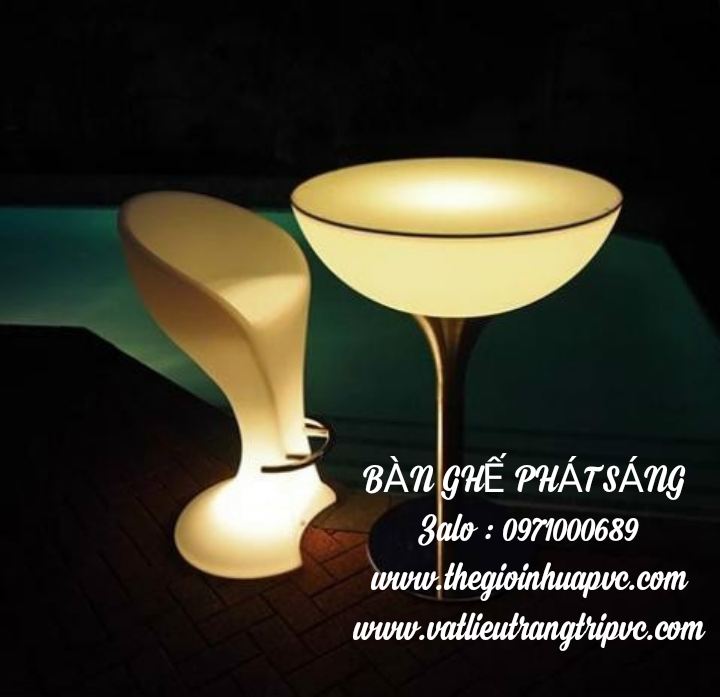 Bàn Ghế Phát Sáng 13